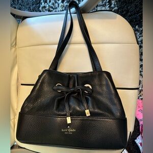 Black Leather Kate Spade Purse